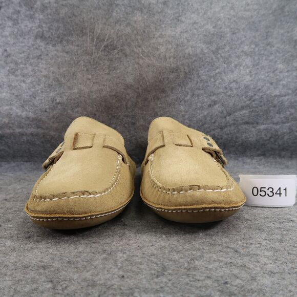 Quoddy Shoes Womens 10.5 Slip On Ring Mule Leather Handcrafted Fashion Comfort - Picture 2 of 15